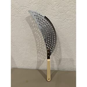 Vintage Crescent Rocking Cutter / Cheese Grater – Multi-Use Kitchen Tool